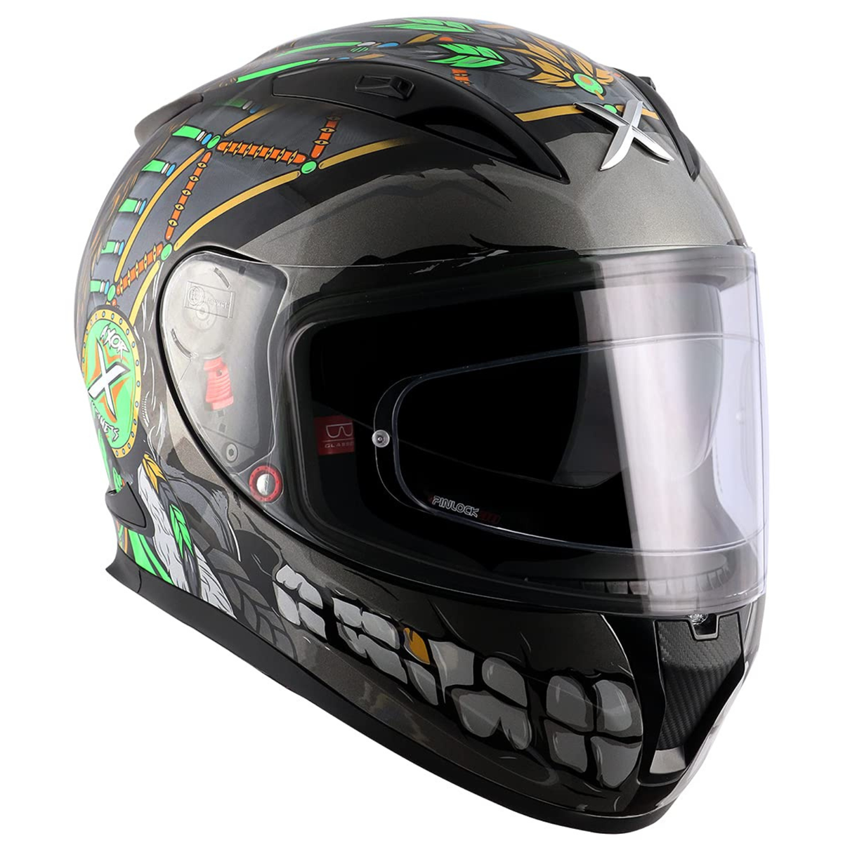 AXOR Street Freedom Helmet Black Green - AXOR