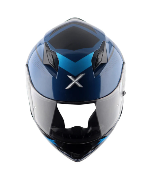 Axor Hunter Cornet Helmet - Gloss Dark Blue Black