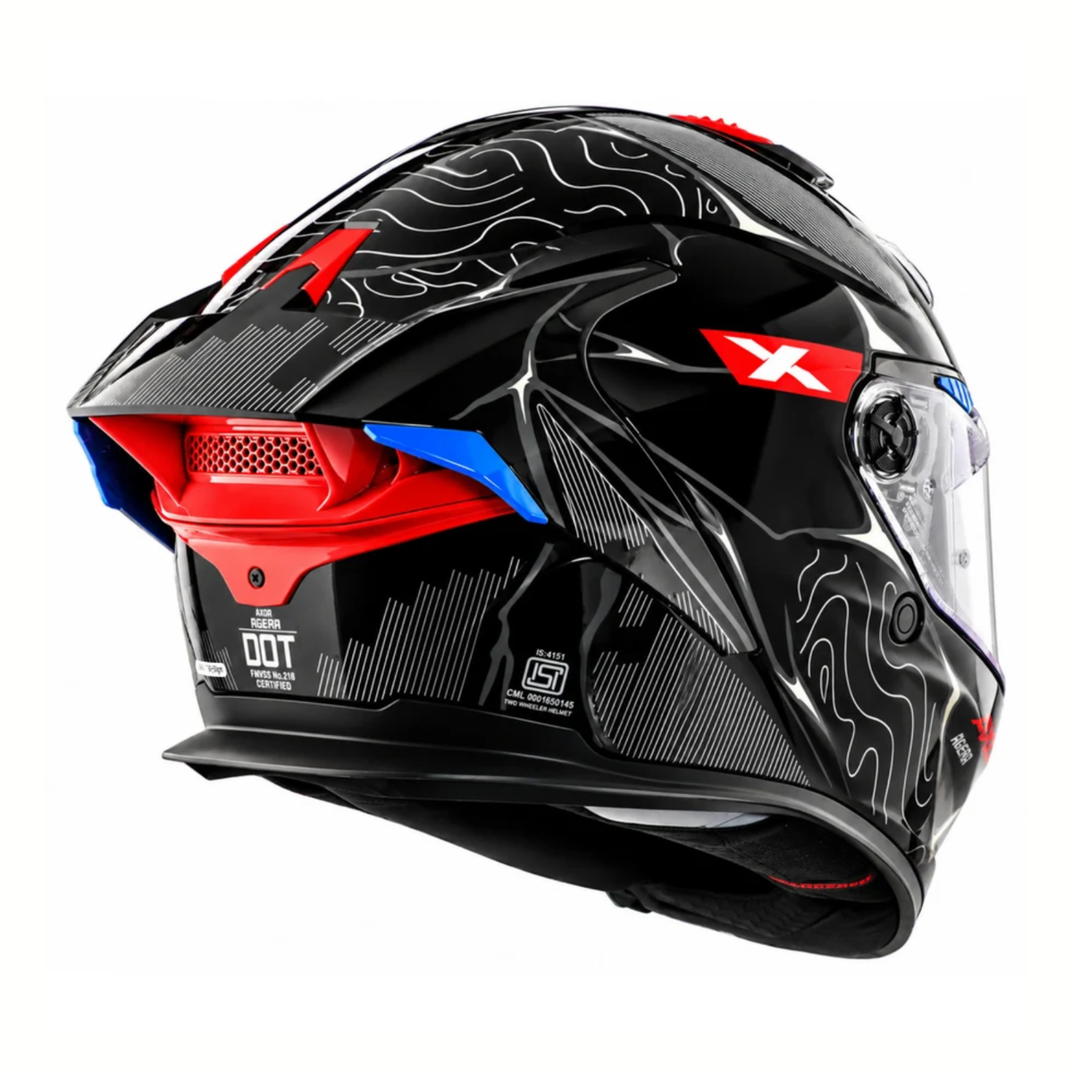 Axor Agera Raiz Helmet - Gloss Black Grey