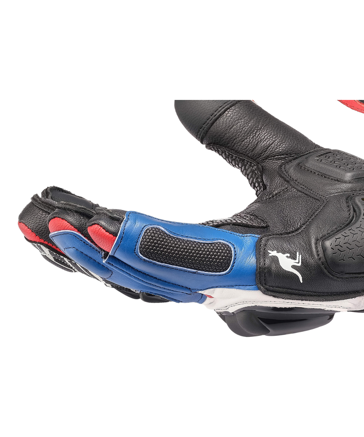 Solace Furious V3.0 CE Riding Gloves - Black White Blue