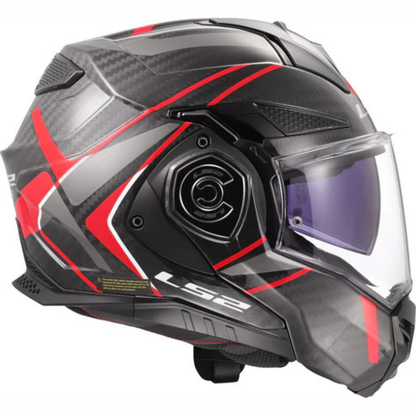 LS2 FF901 Advant X Carbon Fiber Future II Helmet (ECE 22.06) - Matt Red