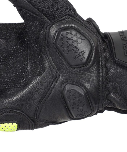Solace Rival Carbon CE Motorcycle Riding Gloves - Neon