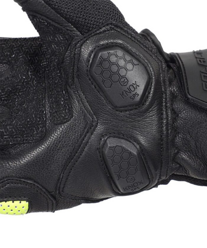 Solace Rival Carbon CE Motorcycle Riding Gloves - Neon