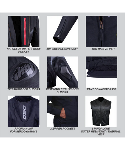 DSG Race Pro V2 Riding Jacket - Black