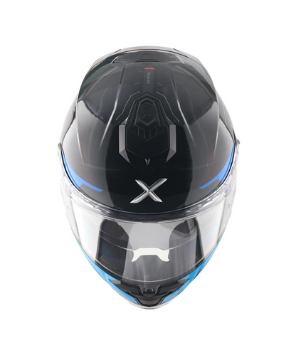 Axor Brutale Kryptic Dual Spoiler Helmet - Black Blue