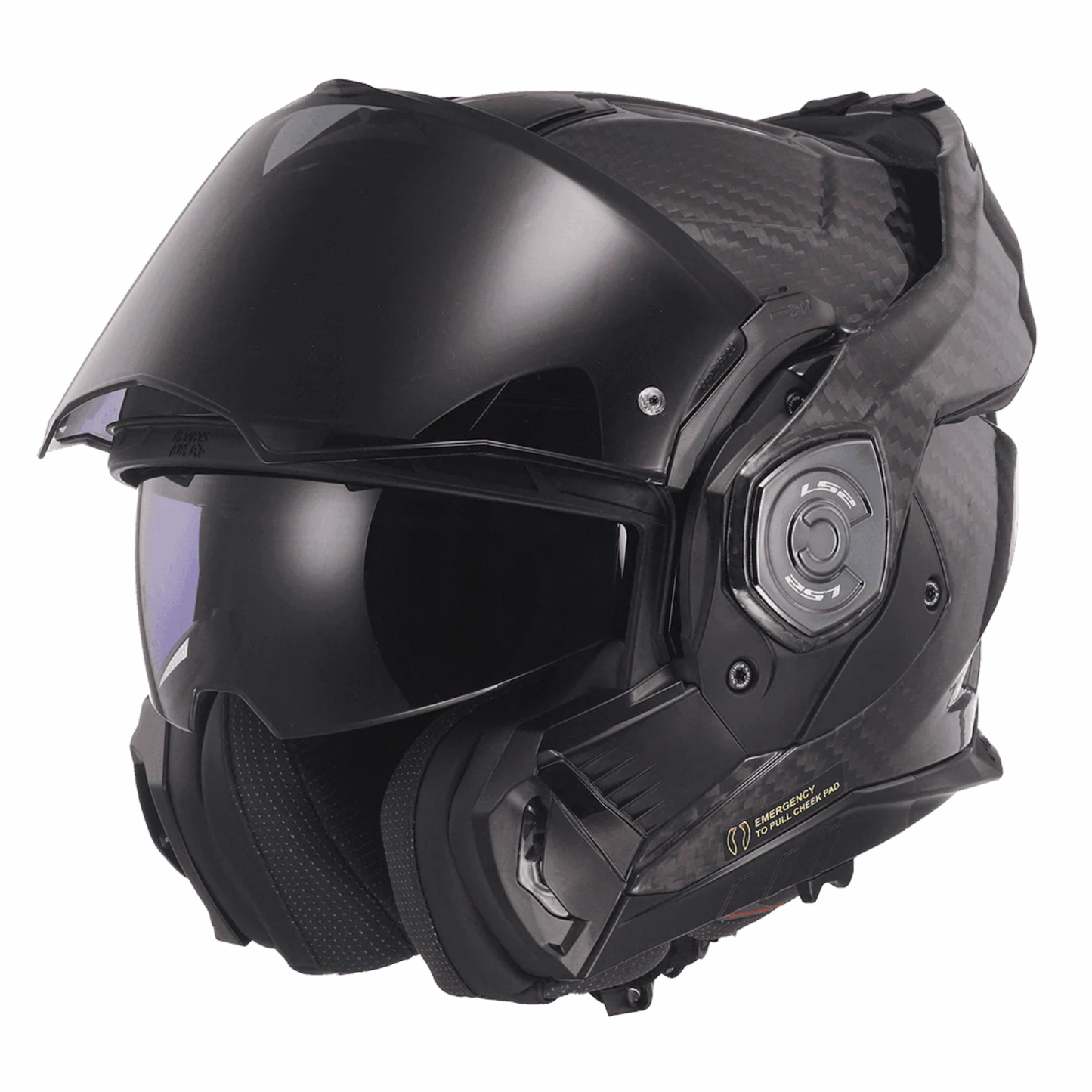 LS2 FF901 Advant X Future Carbon Fiber Helmet ( ECE 22.06) - Solid Black