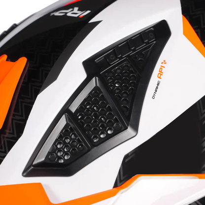 Korda Strom Trooper XOE Helmet - Gloss White Orange