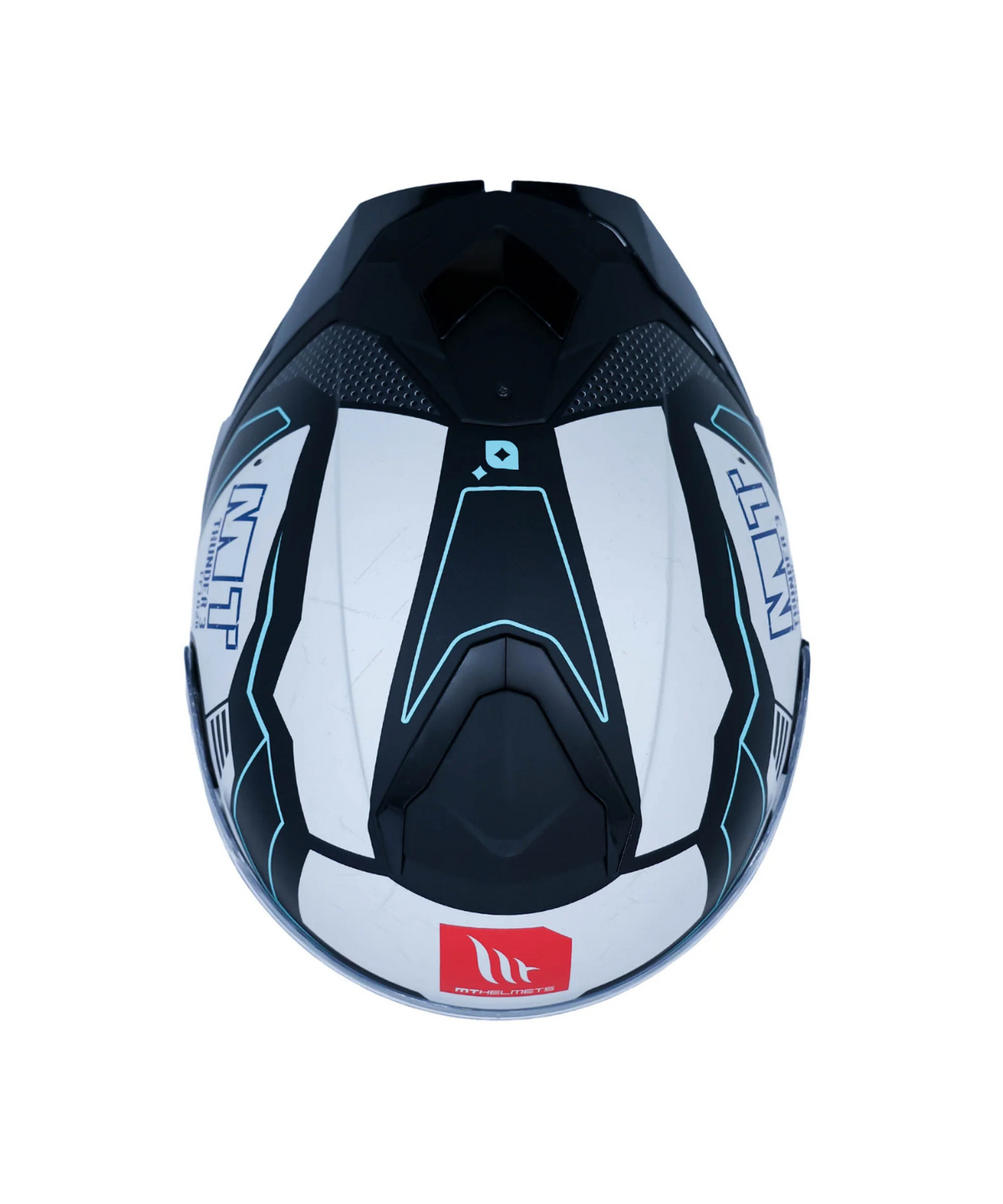 MT Thunder 3 SV Pro T-X A7 Helmet - Gloss White Black Red - MT Helmets