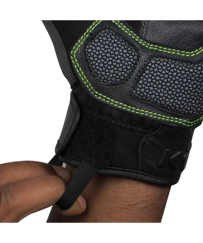 Korda D30 Adventure Riding Gloves - Black Fluorescent Yellow