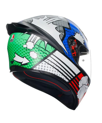 AGV K1 S Bang Helmet - Matt Italy Blue