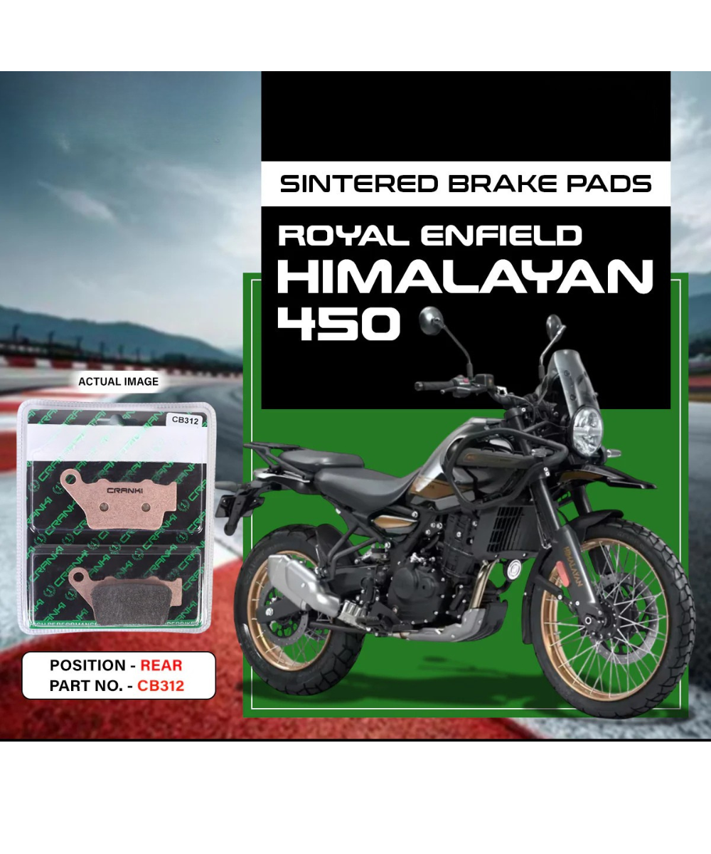 Crank1 Royal Enfield Himalayan 450 Sintered Brake Pads
