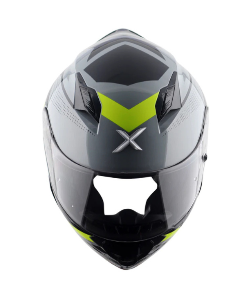 Axor Hunter Cornet Helmet - Gloss Nardo Grey Neon Yellow