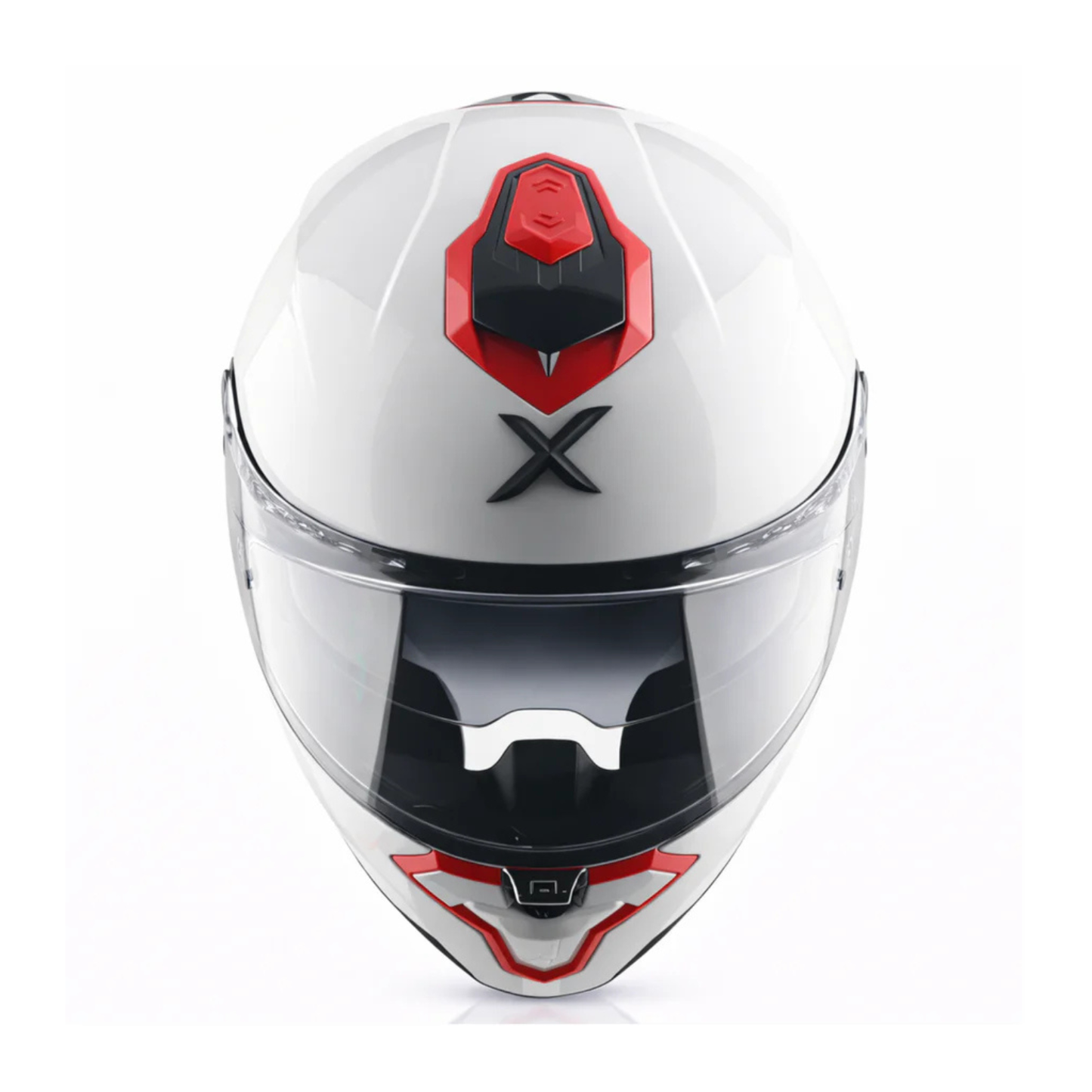 Axor Brutale Corsa Dual Spoiler Helmet - Gloss White Red