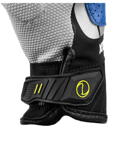 Rynox Ridge Pro Offroad Gloves - Blue Hi-Viz Green