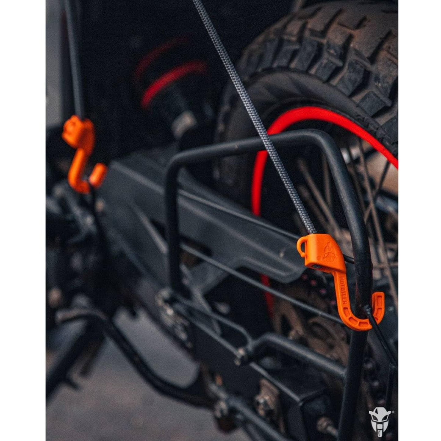 Mototech Hexapod Bungee Tie-down System 32" 80cm Grey Orange