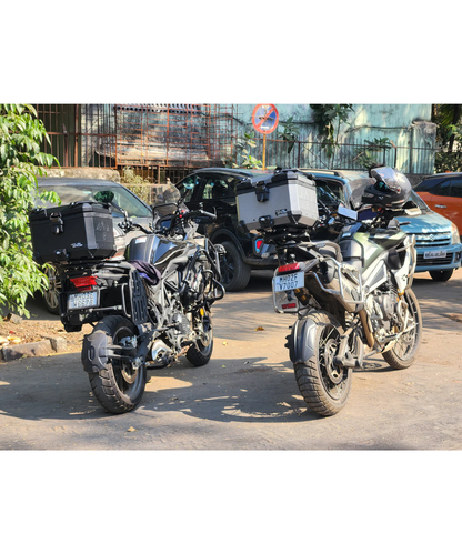 Kolga Bros Beast Moto Trunk Terra Lock Aluminium Alloy Top Box - Black - KBMT-03