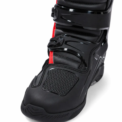 Raida TrailCraft V2 Motocross and Enduro Motorcycle Boots - Black Red