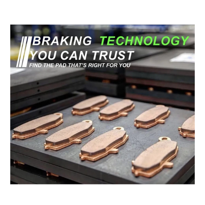 Crank1 Fully Sintered H2 Series Brake Pads for KTM Duke 200 (2012 Onwards)