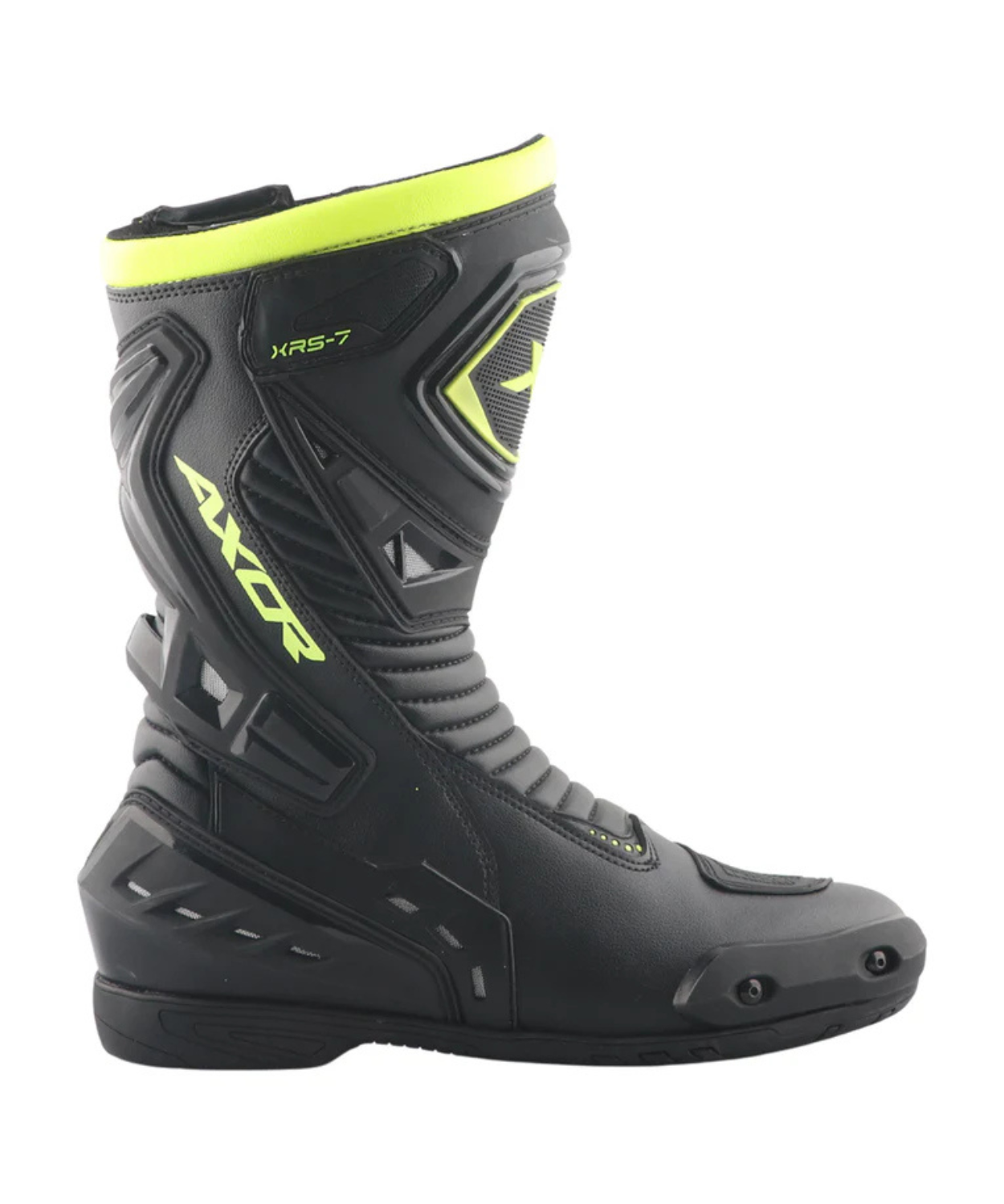 Axor Slipstream Pro Riding Boots - Black Neon Green
