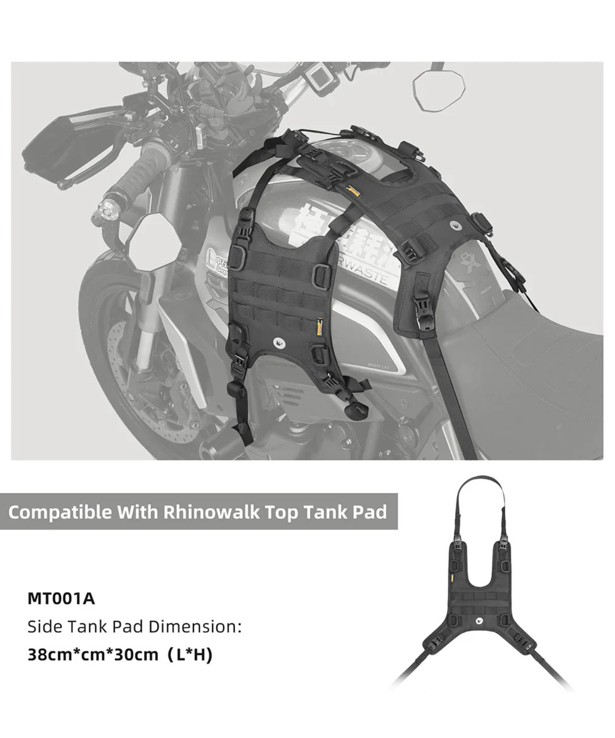Rhinowalk Mounting Base for Tank Bag - MTR001B