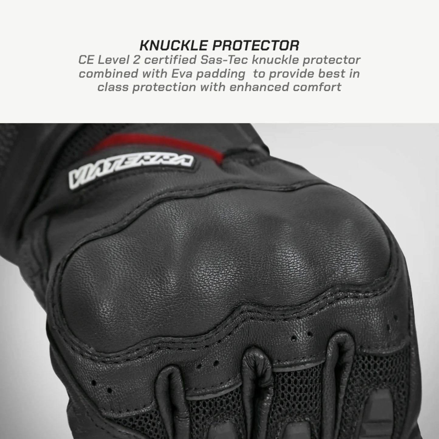 Viaterra Kruger 2 Full Gauntlet Motorcycle Riding Gloves - Snow Camo