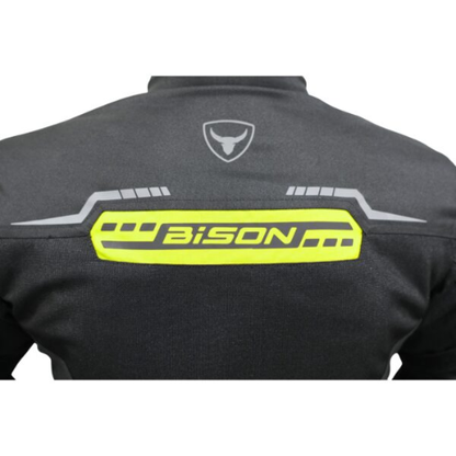 Bison ProGear Clavis Riding Jacket - Black Neon