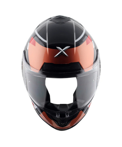 Axor Saber X-Sport Helmet - Gloss Black Orange