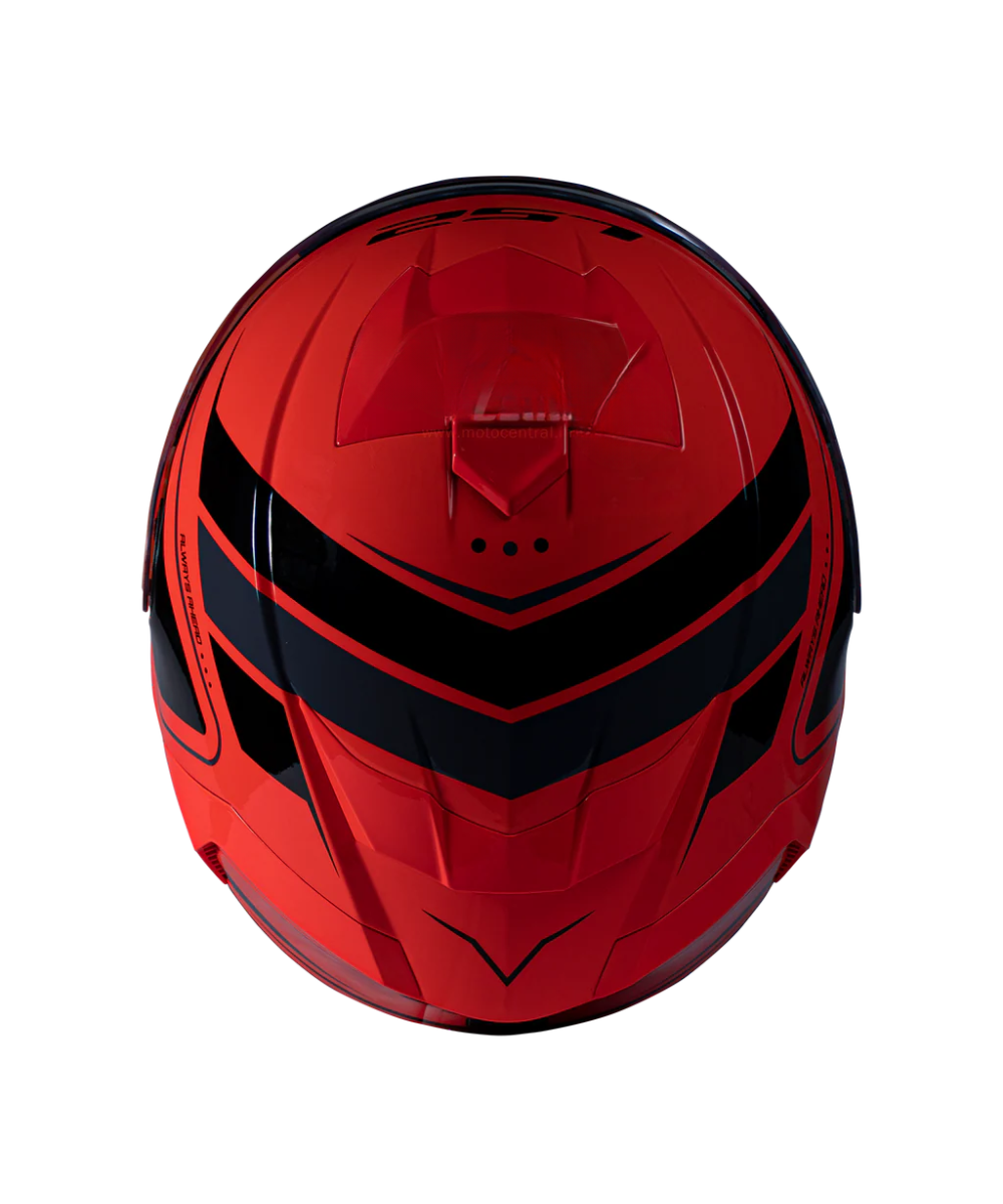LS2 FF800 Storm II Fist Helmet - Gloss Hi Viz Orange Black - LS2