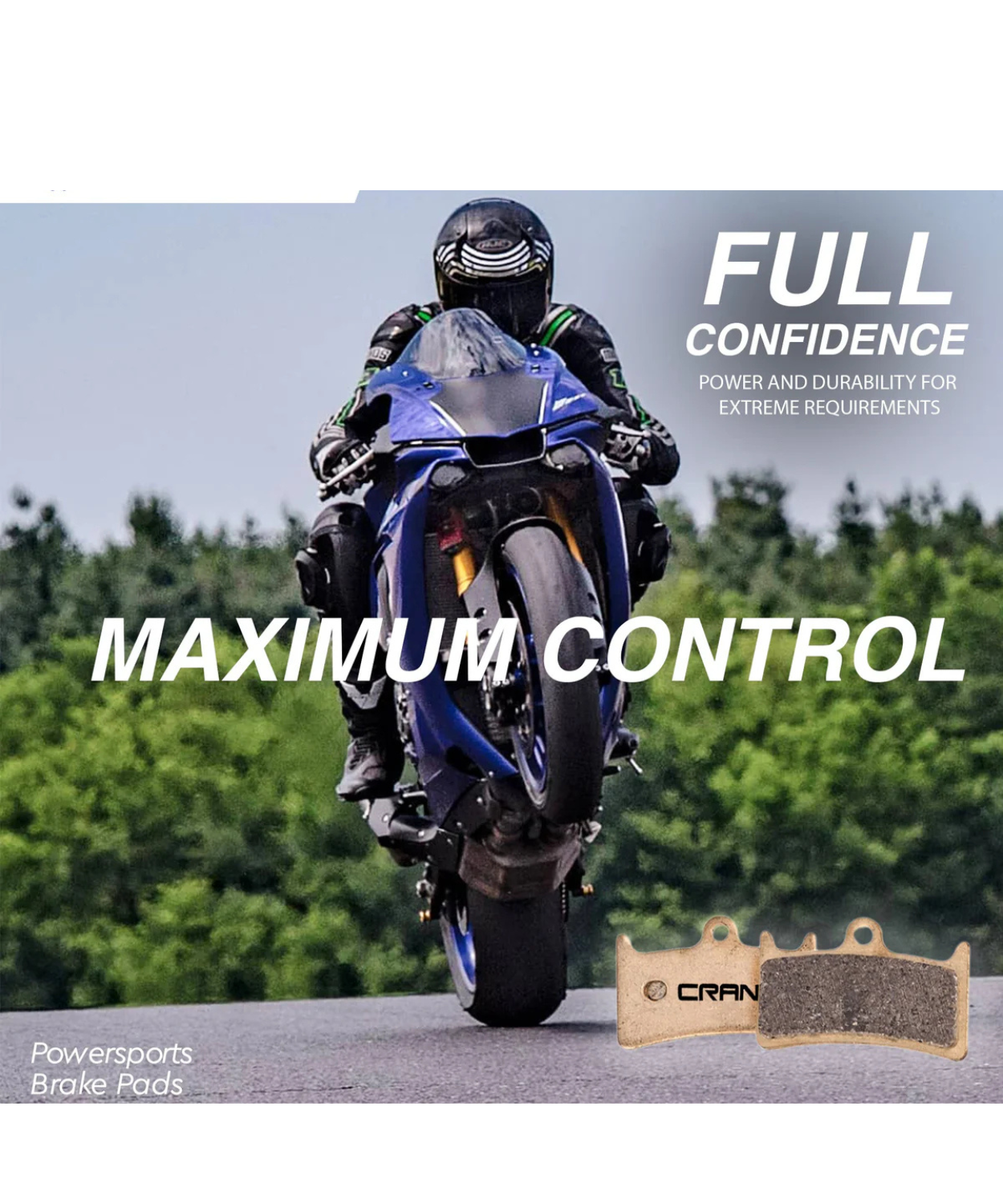 Crank1 Ceramic Brake Pads for TVS RTR 160
