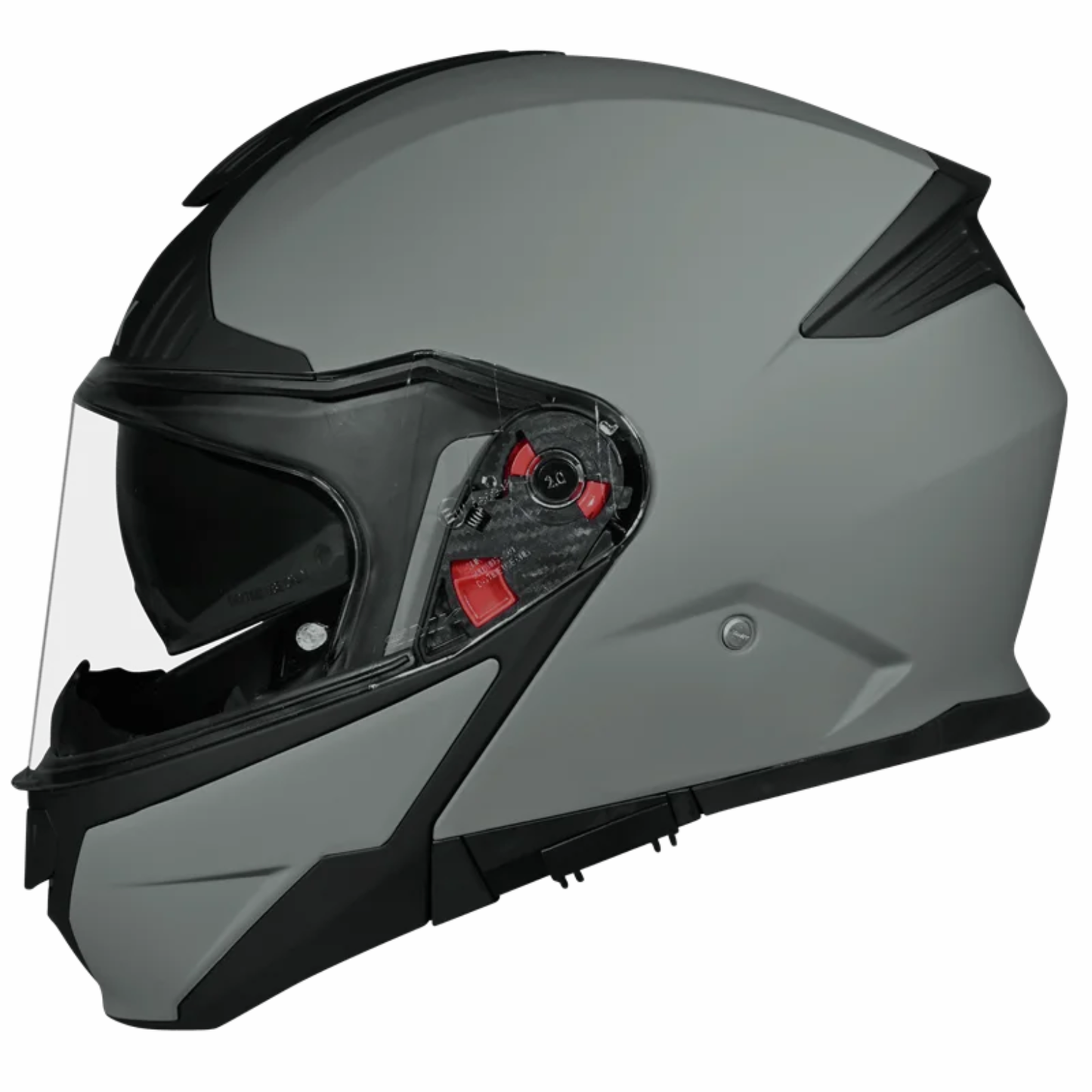 SMK Gullwing Nardo MA600 Flip Up Helmet - Solid Matt Grey