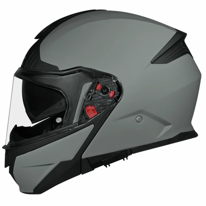 SMK Gullwing Nardo MA600 Flip Up Helmet - Solid Matt Grey