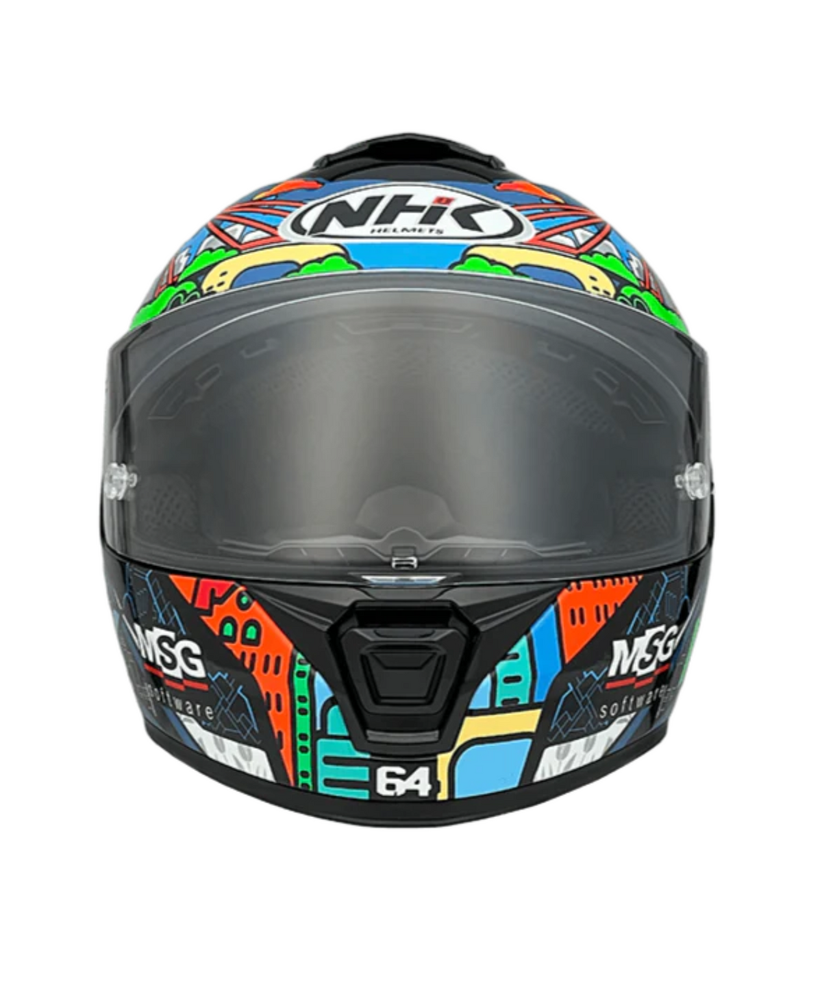 NHK K5R BO Bendsneyder #6 Helmet - Gloss Black - NHK