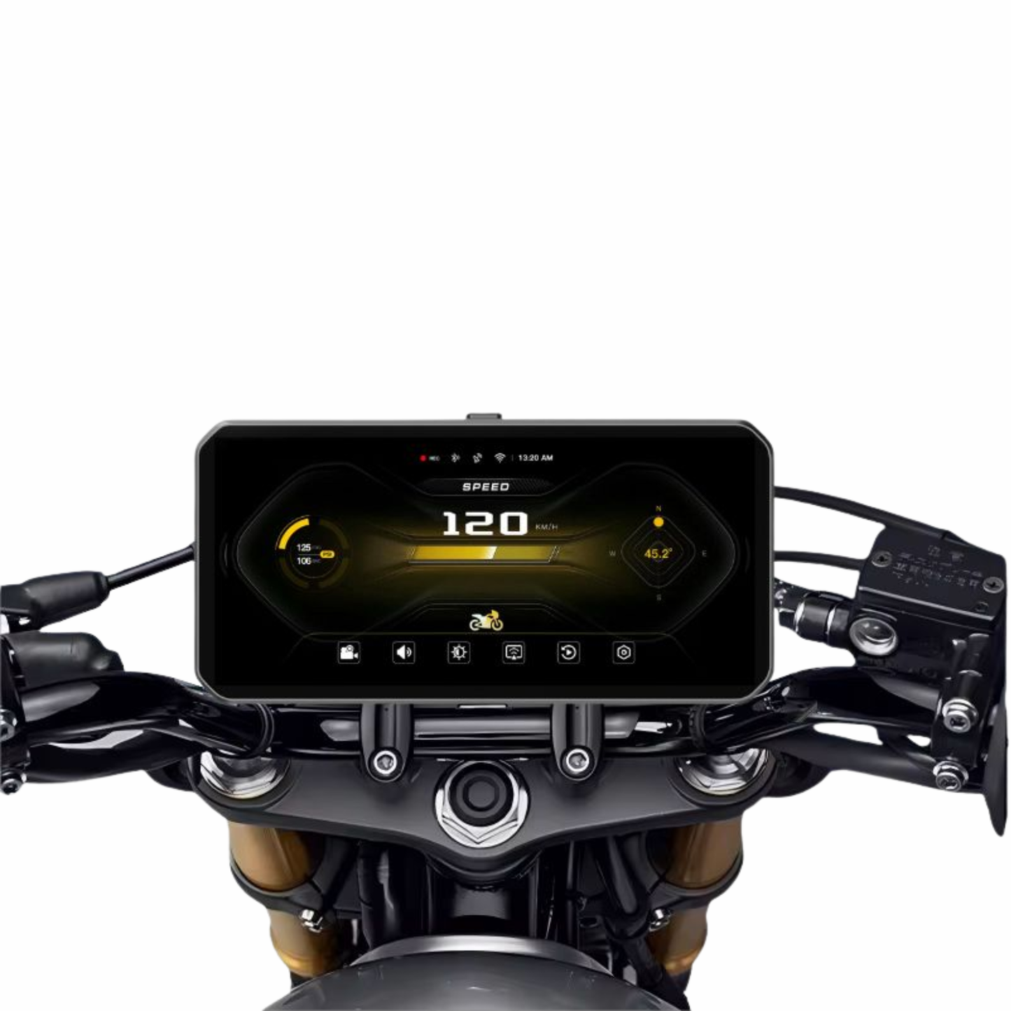 LBC Moto E3 Elite Pro Universal Plug and Play Navigation with BSD & TPMS