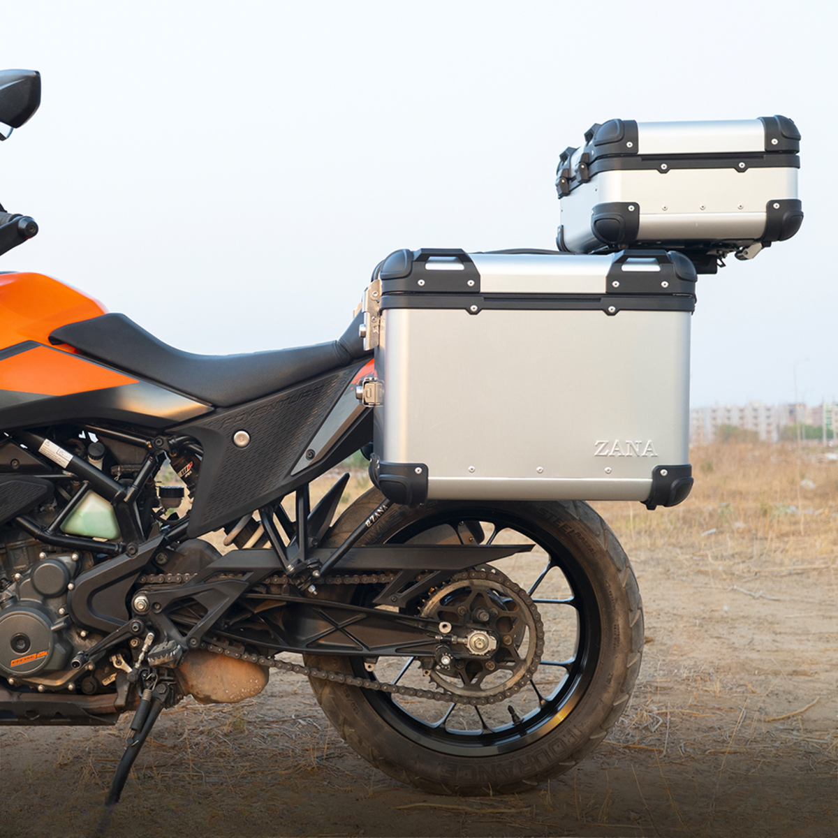 Zana KTM ADV 250/390 (2025) Aluminium R-Flat Pannier 36L - Silver - ZI-8491-RS - Zana