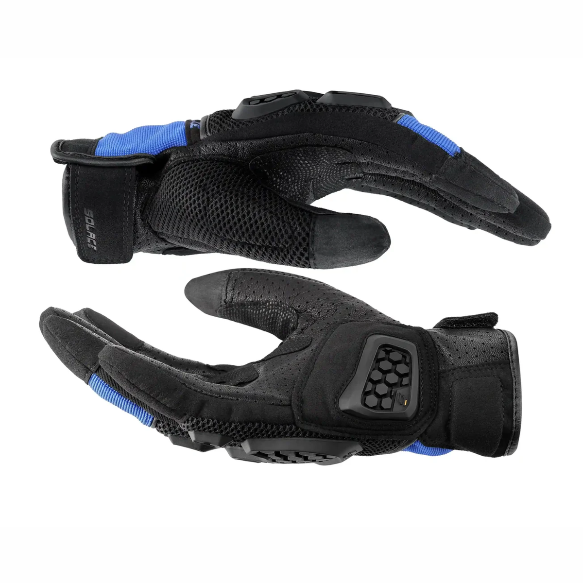 Solace AirX DualSport CE Riding Gloves - Indigo Blue
