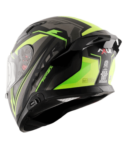 Axor Apex Roadtrip Helmet - Matt Black Neon Yellow