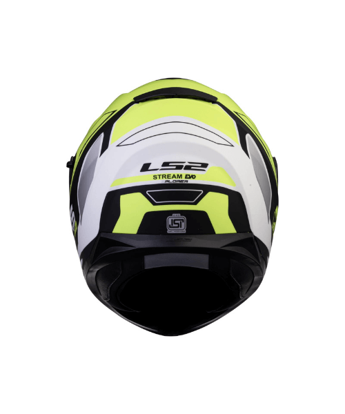 LS2 FF320 Stream Evo Xplorer Hi-Viz With Pinlock Helmet - Matt White Yellow