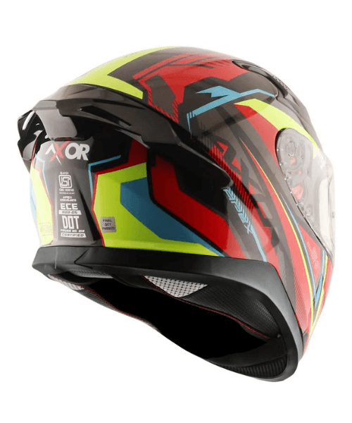 Axor Apex Roadtrip Helmet - Gloss Black Red