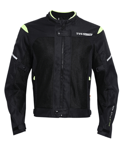 TVS Racing Riding Jacket - Asphalt - Neon