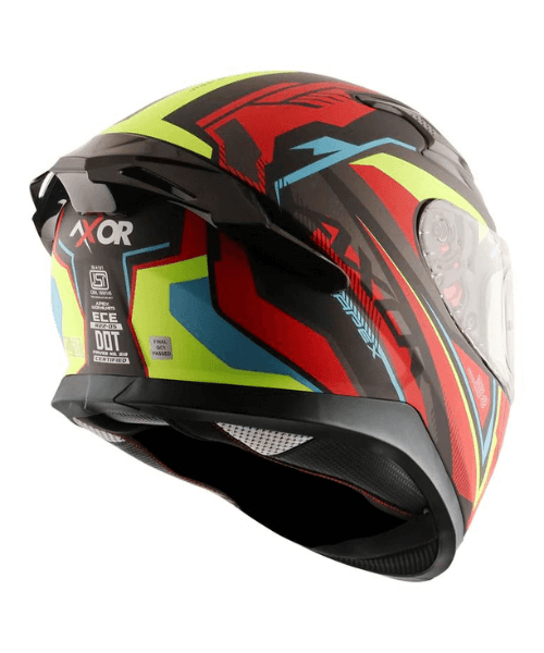 Axor Apex Roadtrip Helmet - Matt Black Red