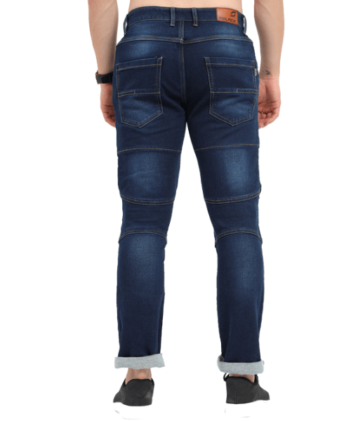 Solace Gravel Motorcycle Denims with Level 2 Armour - Blue