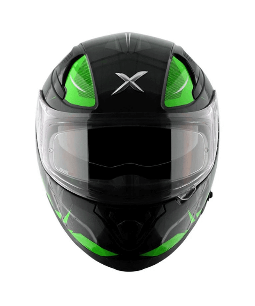 AXOR Apex Hunter D/V Helmet - Gloss Black Neon Green