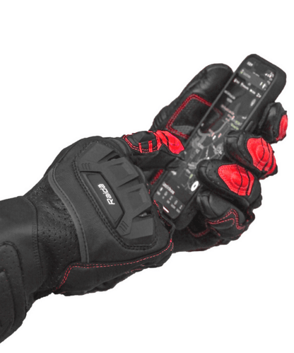 Raida AeroPrix Motorcycle Gloves - Red