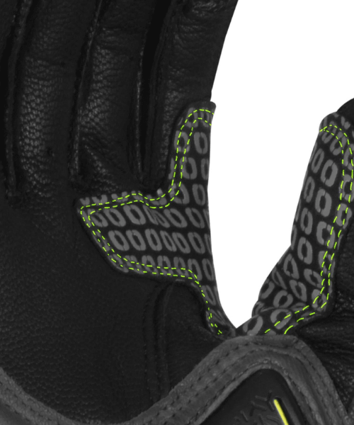Rynox Storm Evo 3 Riding Gloves - Hi-Viz Green Black