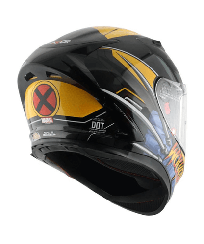 Axor Street Marvel Wolverine Helmet - Black Yellow