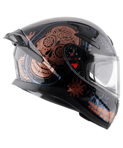 Axor Apex Trance Full Face Helmet - Black Gold