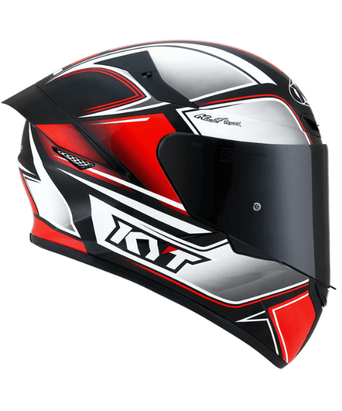 KYT TT-Course Tourist Helmet - Fluo Red