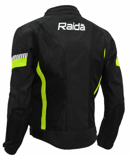 Raida Bolt Motorcycle Riding Jacket - Hi Viz