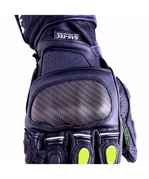 Scala Trekker Riding Gloves - Black Hi Viz