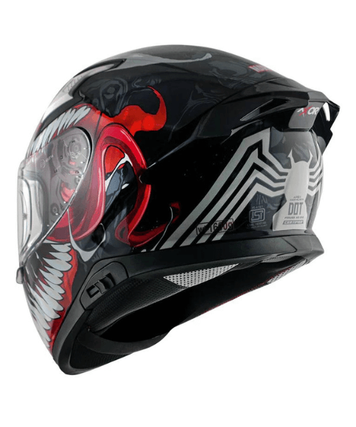 Axor Apex Marvel Venom Helmet - Gloss Black Red